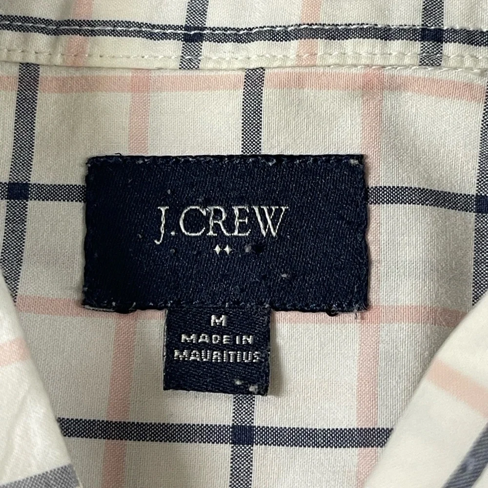 J.Crew Men's Slim Fit Plaid Button-Up Shirt Multicolor Size M. (sku#272)